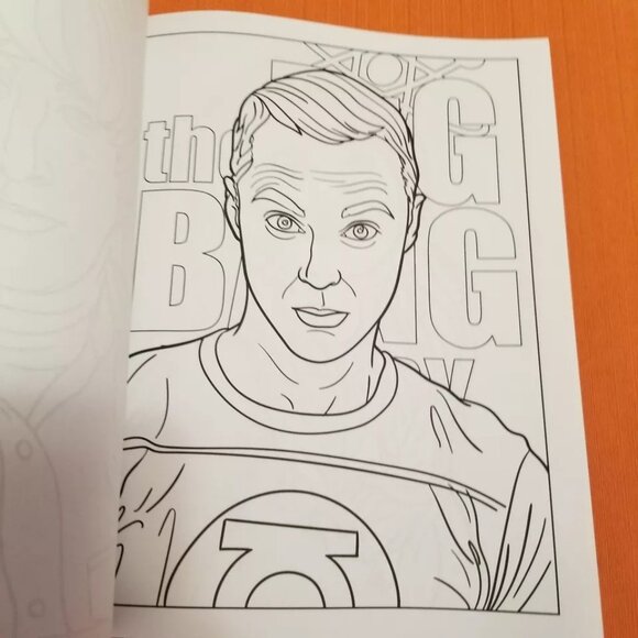 The Big Bang Theory Coloring Book, Mini Journal Notebook and T-Shirt - BBT - New - Picture 7 of 7